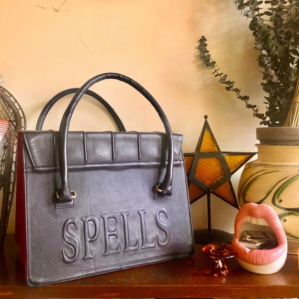 Vegan Leather Spells Sachel